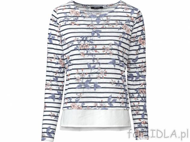 Sweter damski z wiskozą , cena 29,99 PLN. Sweter z okrągłym dekoltem, w modny ...