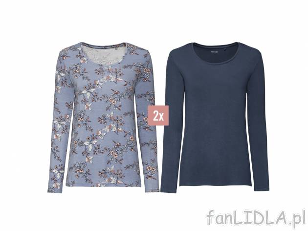 Bluzki z wiskozy, 2 szt.* , cena 17,50 PLN 
- 95% wiskozy, 5% elastanu 
- rozmiary: ...