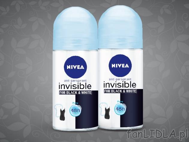 Nivea, Deo roll-on , cena 12,00 PLN za 2x50 ml/1 opak. 
-      różne rodzaje