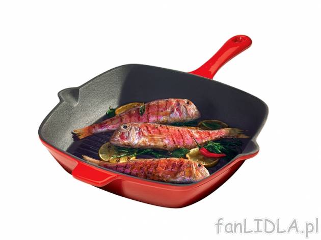 Patelnia żeliwna emaliowana Ernesto, cena 0,00 PLN za 
- odporna na rdzewienie ...