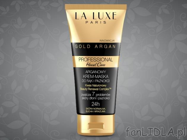 La Luxe Paris, Arganowy krem-maska do rąk i paznokci , cena 7,00 PLN za 100 ml/1 opak.