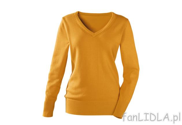 Sweter Esmara, cena 29,99 PLN za 1 szt. 
- z miękkiej dzianiny 
- materiał: 50% ...