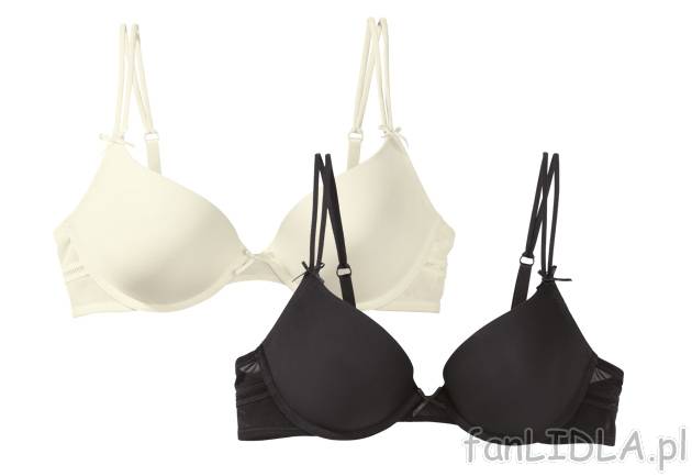 Biustonosz push-up Jolinesse, cena 22,99 PLN za 1 szt. 
- maksymalny efekt push-up ...