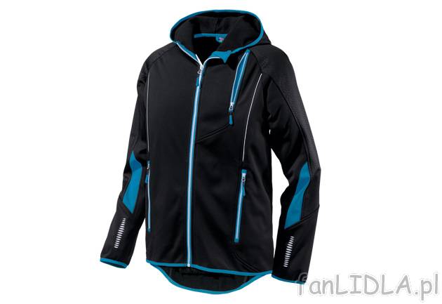 Męska kurtka rowerowa softshell z membraną Crivit Sports, cena 69,90 PLN za 1 ...