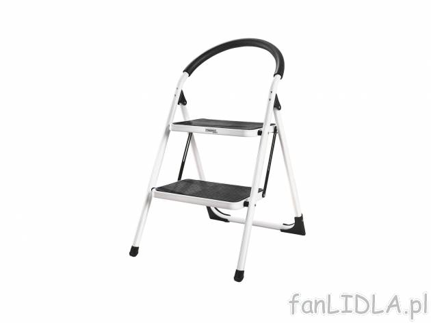 Drabinka z 2 stopniami , cena 74,90 PLN 
- ok. 47 x 82 x 59 cm (szer. x wys. x ...