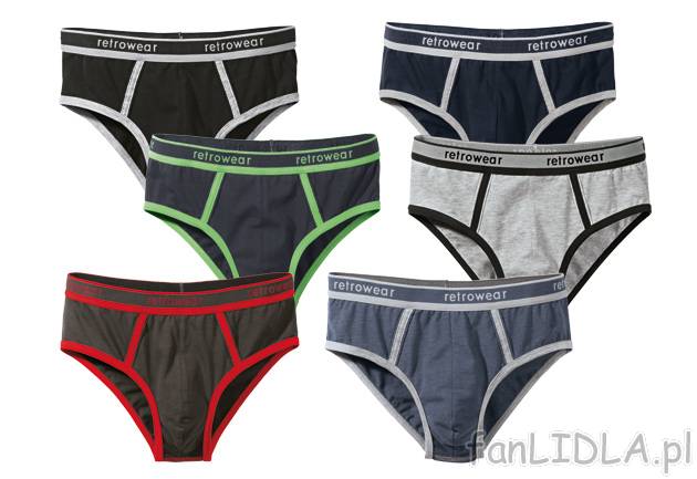 Majtki męskie 4 pary Livergy, cena 24,99 PLN za 1 opak. 
- rozmiary: M- XL 
- ...