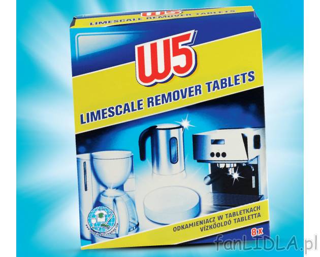 Odkamieniacz w tabletkach , cena 5,99 PLN za 8x15 g 
- W opakowaniu 8 tabletek do ...