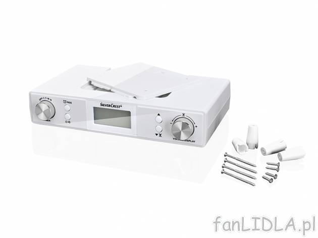 Radio kuchenne , cena 69,90 PLN za 1 szt. 
- do zamontowania pod szafkami lub do ...