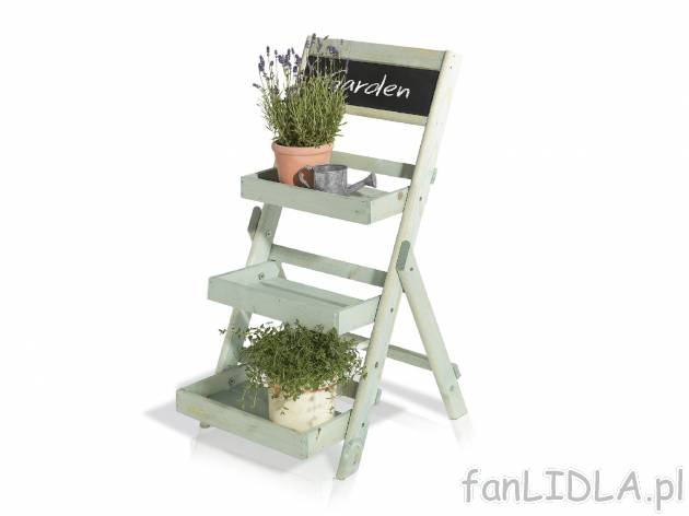 Dekoracyjny stojak na rośliny w prowansalskim stylu, cena 69,90 PLN 
- 39 x 73,5 ...