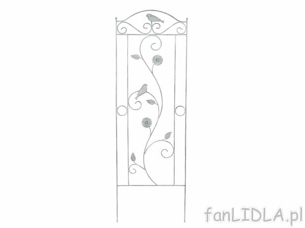 Dekoracyjna podpórka do pnączy , cena 21,99 PLN 
- ok. 40 x 117 cm (szer. x wys.)
- ...