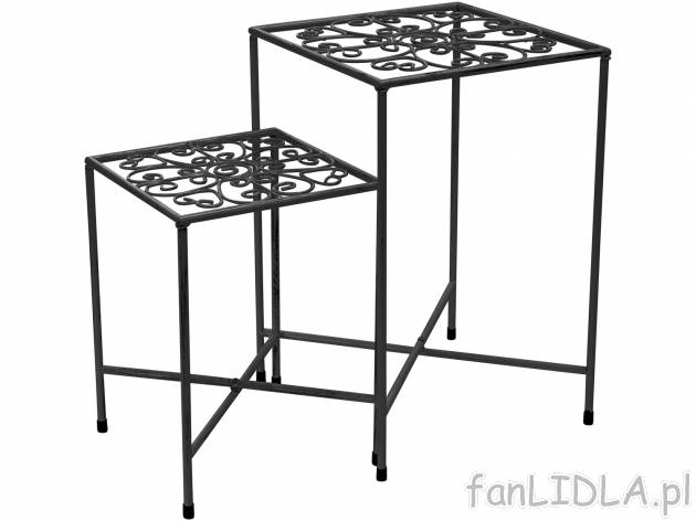 2 stojaki na kwiaty , cena 39,99 PLN 
- odporne na warunki atmosferyczne
- na ...