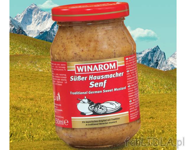 Musztarda stołowa , cena 2,99 PLN za 250 ml 
- Tradycyjna słodka musztarda jest ...