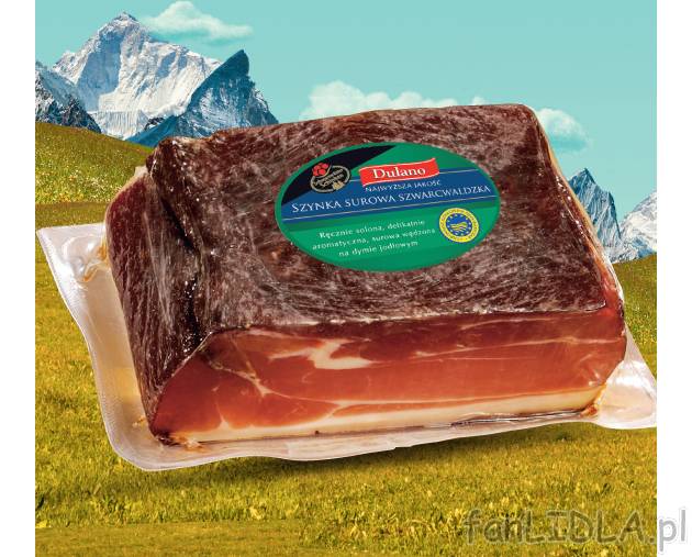 Szynka szwarcwaldzka , cena 39,90 PLN za 1 kg 
- Pyszna, delikatna surowa szynka ...