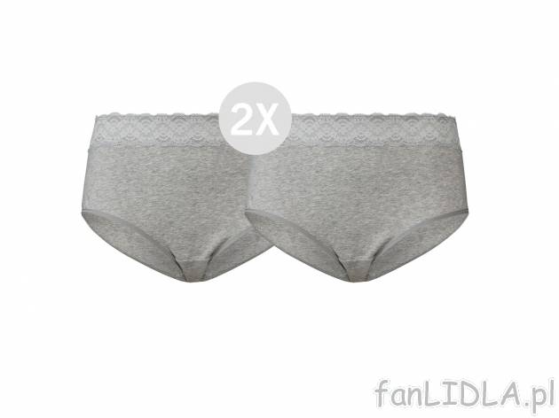 Hipstery, 2 pary , cena 19,99 PLN  
-  rozmiary: L-XXL