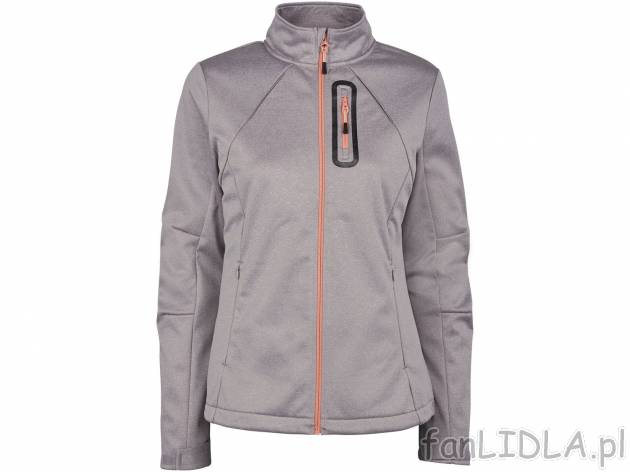 Kurtka softshell damska , cena 59,00 PLN 
- rozmiary: S-L
- zamek błyskawiczny ...