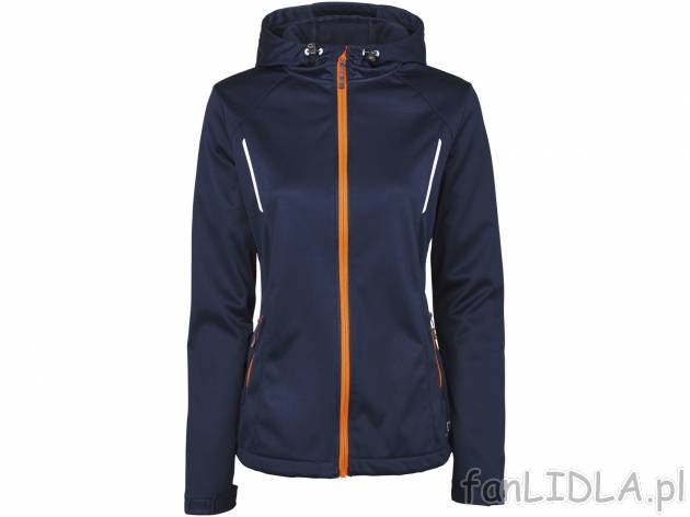 Kurtka softshell damska , cena 59,00 PLN 
- rozmiary: XS-L
- zamek błyskawiczny ...