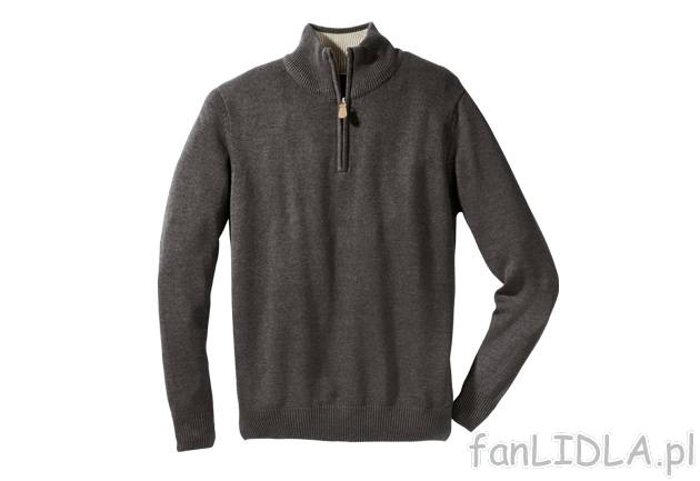 Sweter Livergy, cena 39,99 PLN za 1 szt. 
- materiał: 50% bawełna, 50% poliakryl ...