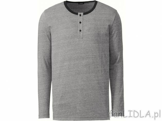 Bluzka męska , cena 19,99 PLN 
- rozmiary: M-XL
- okrągły dekolt z rzędem ...