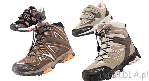 Dziecięce buty trekkingowe, cena 49PLN
- wnętrze z miękkiej tkaniny &#8211; ...