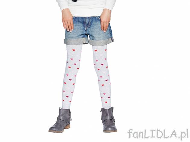 Rajstopy lub legginsy dziewczęce Pepperts, cena 9,99 PLN za 1 para 
- wysoka zawartość ...