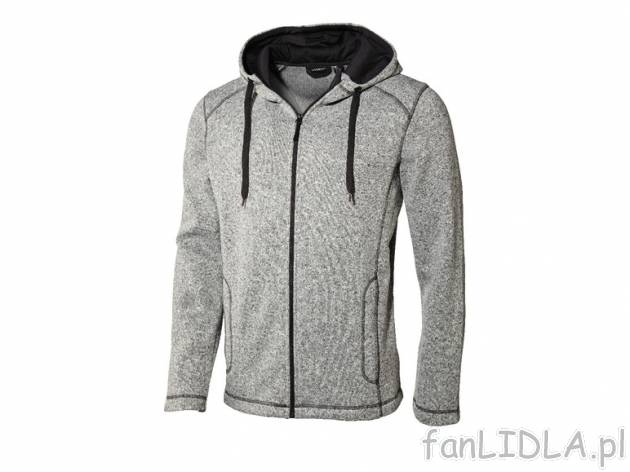 Męska bluza z polaru Livergy, cena 49,00 PLN za 1 szt. 
- 3 kolory do wyboru 
- ...