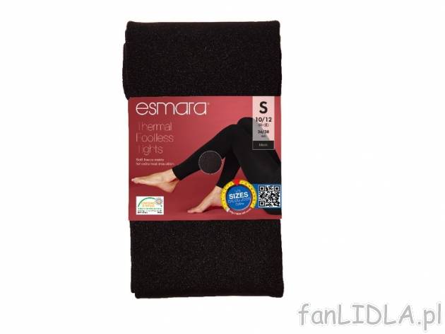 Rajstopy lub legginsy termiczne 100 DEN Esmara, cena 15,99 PLN za 1 para 
- wysoka ...