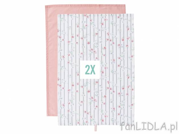 Ręczniki kuchenne, 2 szt. , cena 12,99 PLN  
-  50 x 70 cm
-  100% bawełny