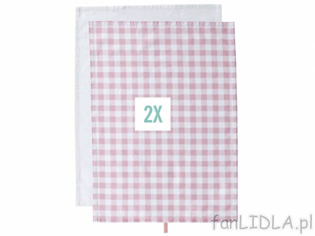 Ręczniki kuchenne, 2 szt. , cena 12,99 PLN  
-  50 x 70 cm
-  100% bawełny