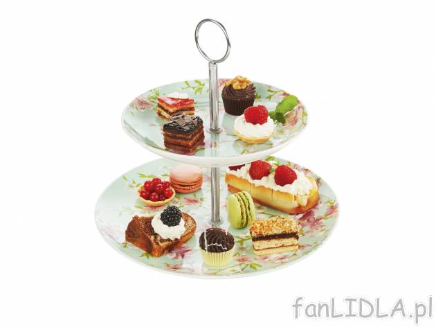 Porcelanowa patera , cena 24,99 PLN 
- idealne do dekoracyjnej prezentacji wypieków ...