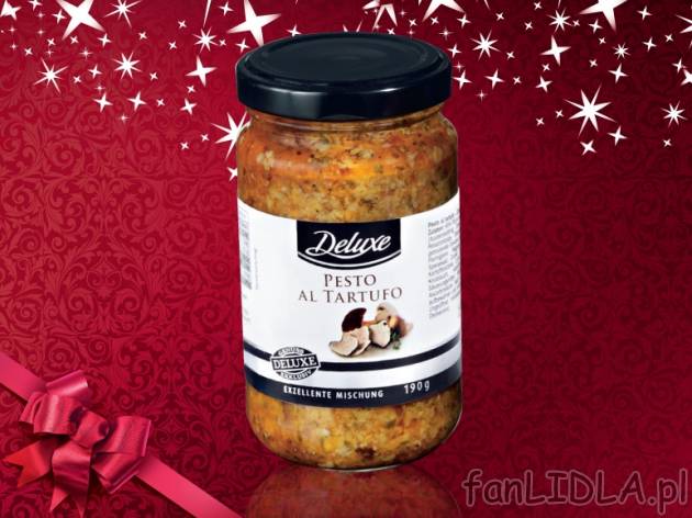 Pesto , cena 6,99 PLN za 190 g, 100g=3,68 PLN. 
- Wyjątkowe kompozycje warzyw ...
