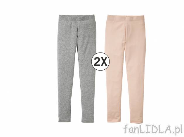 Legginsy, 2 pary* , cena 8,99 PLN  
-  rozmiary: 122-164