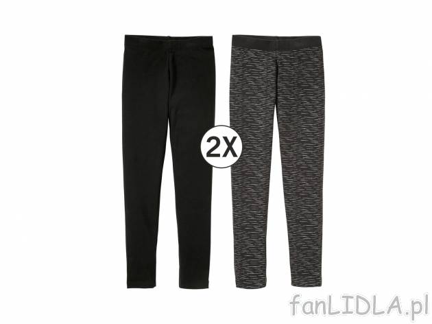 Legginsy, 2 pary* , cena 8,99 PLN  
-  rozmiary: 122-164