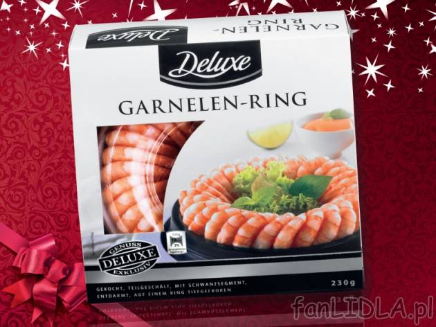 Krewetki wykwintne , cena 17,99 PLN za 230 g, 100g=7,82 PLN. 
- Delikatne, mięsiste ...