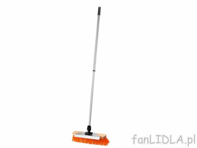 Miotła lub szczotka Powerfix, cena 21,99 PLN za 1 szt. 
- z kijem teleskopowym ...