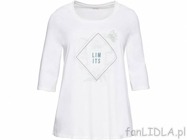 Bluzka z rękawem 3/4 , cena 24,99 PLN  
-  100% bawełny
-  rozmiary: XL-3XL