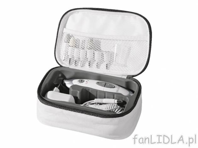 Zestaw do manicure i pedicure Sanitas, cena 69,90 PLN za 1 opak. 
- 2 stopnie prędkości ...