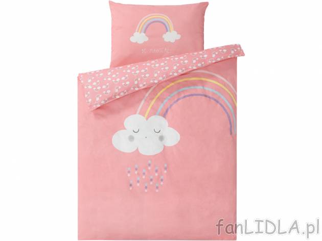 Pościel z bawełny renforcé , cena 34,99 PLN 
- 100% bawełny
- poszewka na ...