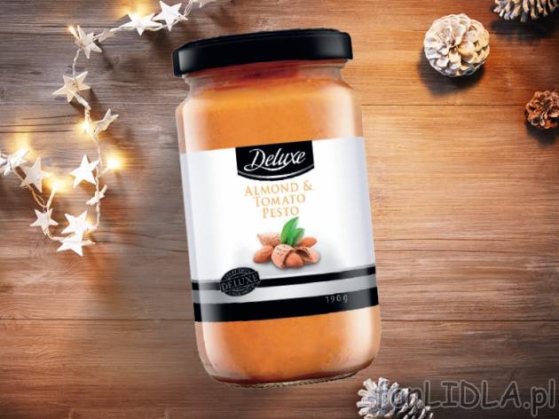 Pesto , cena 6,99 PLN za 190 g/1 opak., 100g=3,68 PLN.