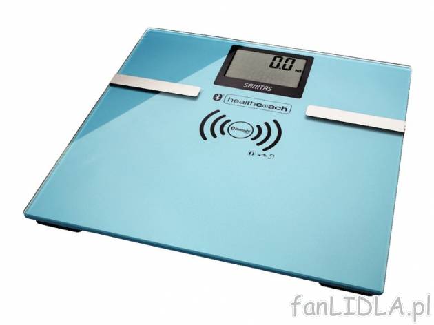 Szklana waga diagnostyczna z Bluetooth &#174; SMART Sanitas, cena 89,90 PLN ...