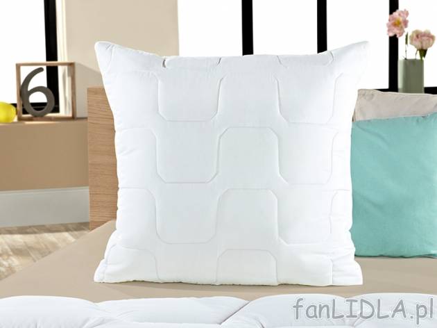 Poduszka dwustronna 70 x 80 cm Meradiso, cena 49,99 PLN za 1 szt. 
- ze stroną ...