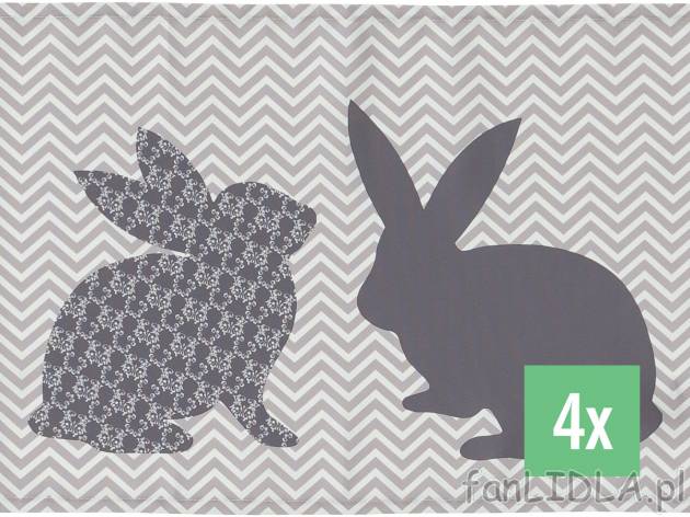 Podkładki na stół, 4 szt. , cena 24,99 PLN  
-  ok. 33 x 48 cm