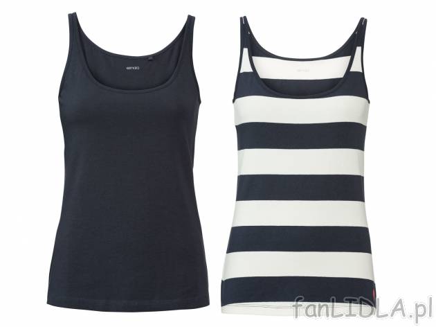 Topy, 2 szt. , cena 24,99 PLN 
- 95% bawełny, 5% elastanu (creora®) 
- rozmiary: ...