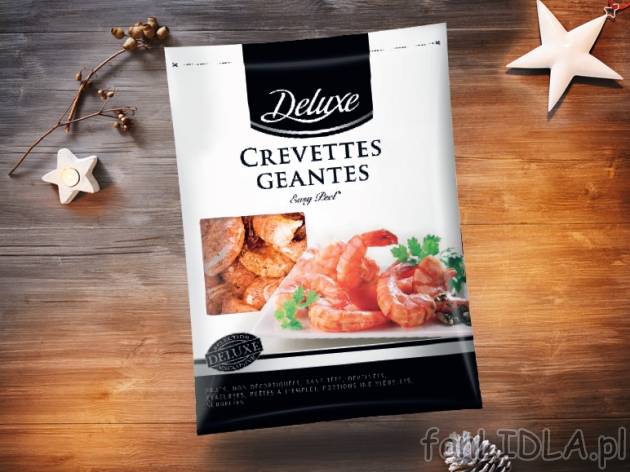 Krewetki olbrzymie , cena 39,00 PLN za 720 g/1 opak., 1 kg=54,17 PLN. 
- krewetki ...