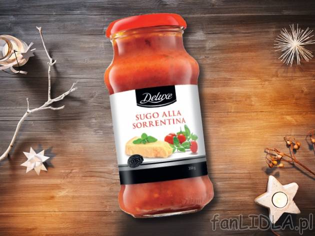 Sos do makaronu  , cena 5,55 PLN za 350 g/1 opak., 1kg=15,86 PLN.