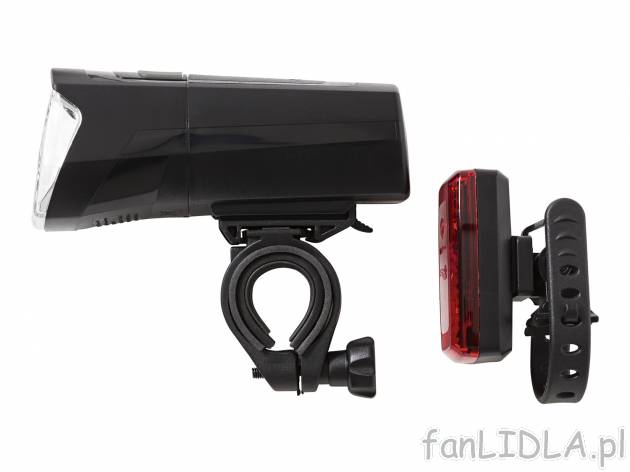 Zestaw lampek rowerowych LED , cena 29,99 PLN 
- dostosowane do wszystkich rodzajów ...