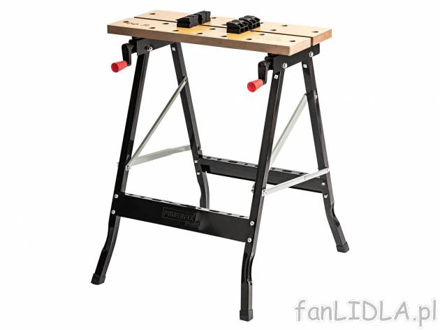 Stół warsztatowy, zaciskowy , cena 79,90 PLN 
- ok. 60,5 x 79 x 63 cm (szer. ...