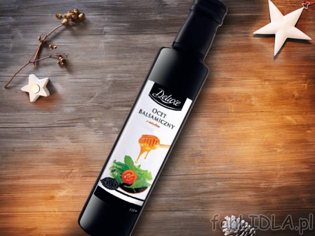 Ocet balsamiczny z miodem , cena 6,00 PLN za 250 ml/1 opak., 100 ml=2,80 PLN. 
- ...