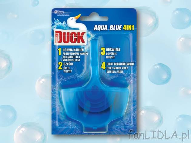 DUCK Zawieszka do toalet , cena 3,99 PLN za 40 g/1 opak., 100g=9,98 PLN.