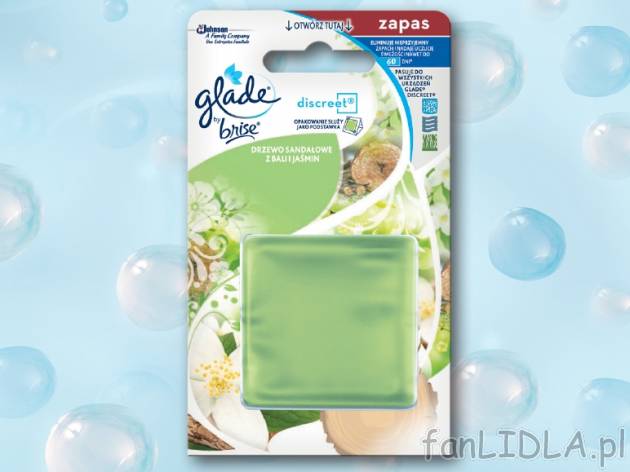Glade by brise Odświeżacz powietrza Discret Decor zapas , cena 7,99 PLN za 1 szt./1 ...