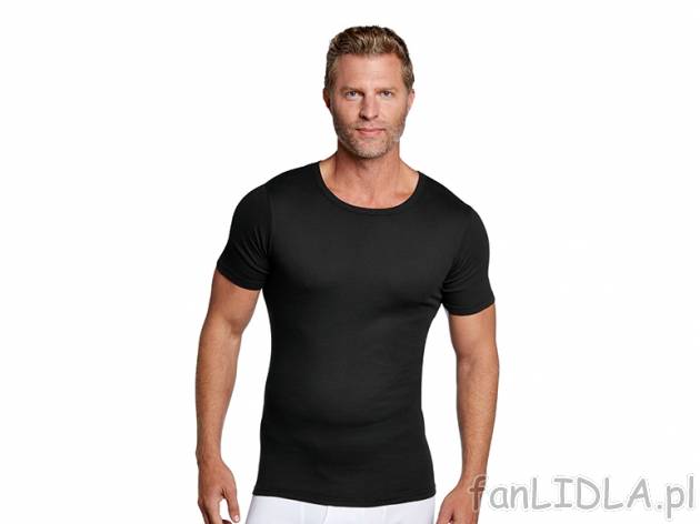 Koszulka Livergy, cena 14,99 PLN za 1 szt. 
- rozmiary: M-XL 
- 4 wzory do wyboru ...